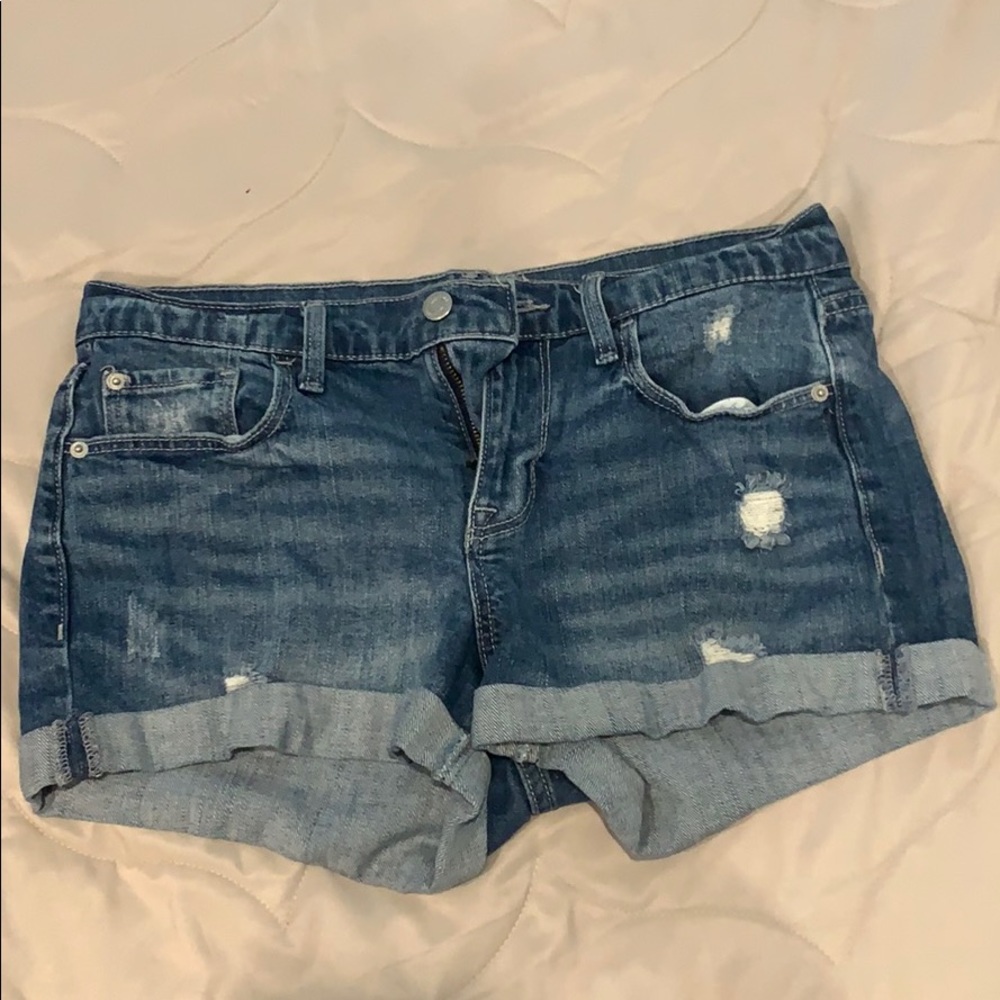 denim shorts